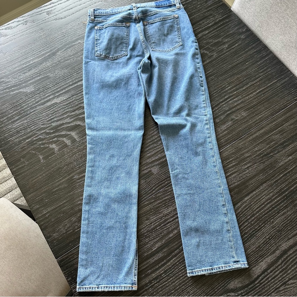 Abercrombie & Fitch Curve Love The Skinny High Rise Jean w/ Split Hem Detail 29R - Picture 4 of 8